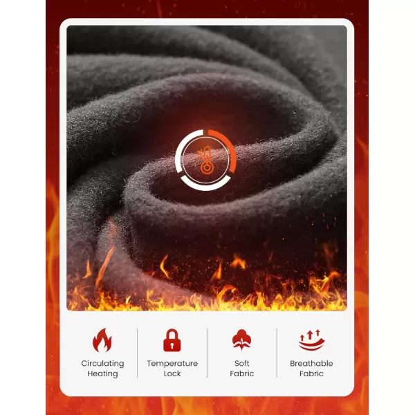 imageIUGA Fleece Lined Bootcut Yoga Pants with Pockets for Women Thermal Bootleg Pants Winter Workout Flare LeggingsCharcoal