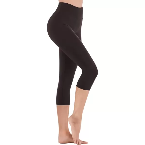 Dark Coffee Capris