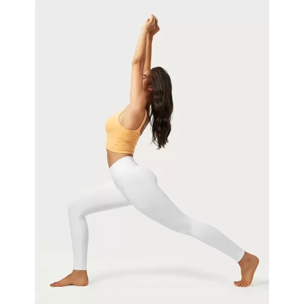 imageIUGA High Waisted Leggings for Women Running Workout Leggings with Inner Pocket Yoga Pants for WomenSnow