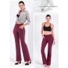 imageIUGA Bootcut Yoga Pants with Pockets for Women Wide Leg Pants High Waist Workout Pants Tummy Control Work Pants 4 PocketsMaroon 30inseam