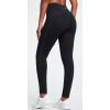 imageIUGA Fleece Lined Leggings with Pockets for Women Thermal Leggings for Women High Waisted Yoga Pants Winter Workout LeggingsBlack