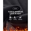 imageIUGA Fleece Lined Leggings with Pockets for Women Thermal Leggings for Women High Waisted Yoga Pants Winter Workout LeggingsBlack