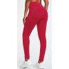 imageIUGA Fleece Lined Leggings with Pockets for Women Thermal Leggings for Women High Waisted Yoga Pants Winter Workout LeggingsBright Red