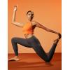 imageIUGA Fleece Lined Leggings with Pockets for Women Thermal Leggings for Women High Waisted Yoga Pants Winter Workout LeggingsCoffee