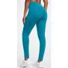 imageIUGA Fleece Lined Leggings with Pockets for Women Thermal Leggings for Women High Waisted Yoga Pants Winter Workout LeggingsDark Cyan