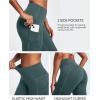 imageIUGA Fleece Lined Leggings with Pockets for Women Thermal Leggings for Women High Waisted Yoga Pants Winter Workout LeggingsDark Green
