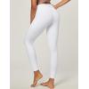 imageIUGA Fleece Lined Leggings with Pockets for Women Thermal Leggings for Women High Waisted Yoga Pants Winter Workout LeggingsIvory