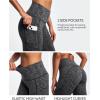 imageIUGA Fleece Lined Leggings with Pockets for Women Thermal Leggings for Women High Waisted Yoga Pants Winter Workout LeggingsSpace Dye Black2020