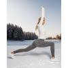 imageIUGA Fleece Lined Leggings with Pockets for Women Thermal Leggings for Women High Waisted Yoga Pants Winter Workout LeggingsSpace Dye Gray2020