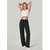 imageIUGA Wide Leg Yoga Pants for Women Sweatpants with Pockets Yoga Pants Flare Lounge Pants Loose High Waist Comfy Workout DanceBlack 29inseam