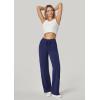 imageIUGA Wide Leg Yoga Pants for Women Sweatpants with Pockets Yoga Pants Flare Lounge Pants Loose High Waist Comfy Workout DanceDark Blue 31inseam