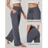 imageIUGA Wide Leg Yoga Pants for Women Sweatpants with Pockets Yoga Pants Flare Lounge Pants Loose High Waist Comfy Workout DanceDark Gray 31inseam