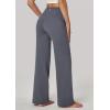 imageIUGA Wide Leg Yoga Pants for Women Sweatpants with Pockets Yoga Pants Flare Lounge Pants Loose High Waist Comfy Workout DanceDark Gray 31inseam