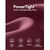 imageIUGA Compression Leggings for Women Tummy Control No Front Seam Leggings with Pockets High Waisted Workout Yoga PantsWine