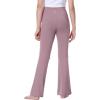 imageIUGA Girls Flare Leggings High Waist Cute Preppy Clothes for Girls Uniform Pants with Pockets Bell Bottom PantsThistle