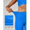 imageIUGA High Waist Yoga Pants with Pockets Leggings for Women Tummy Control Workout Leggings for Women 4 Way StretchAzure