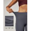 imageIUGA High Waist Yoga Pants with Pockets Leggings for Women Tummy Control Workout Leggings for Women 4 Way StretchDark Gray