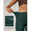 imageIUGA High Waist Yoga Pants with Pockets Leggings for Women Tummy Control Workout Leggings for Women 4 Way StretchDark Green