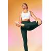 imageIUGA High Waist Yoga Pants with Pockets Leggings for Women Tummy Control Workout Leggings for Women 4 Way StretchDark Green