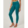 imageIUGA High Waist Yoga Pants with Pockets Leggings for Women Tummy Control Workout Leggings for Women 4 Way StretchDark Teal