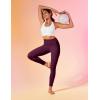 imageIUGA High Waist Yoga Pants with Pockets Leggings for Women Tummy Control Workout Leggings for Women 4 Way StretchMaroon