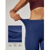 imageIUGA High Waist Yoga Pants with Pockets Leggings for Women Tummy Control Workout Leggings for Women 4 Way StretchNavy Blue