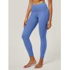 imageIUGA High Waist Yoga Pants with Pockets Leggings for Women Tummy Control Workout Leggings for Women 4 Way StretchOasis Blue