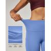 imageIUGA High Waist Yoga Pants with Pockets Leggings for Women Tummy Control Workout Leggings for Women 4 Way StretchOasis Blue