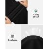 imageIUGA Jeggings for Women Pull On Capri Jeans Stretchy Jean Capris High Waisted Denim Capri Leggings Casual Pants with PocketsBlack