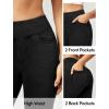 imageIUGA Jeggings for Women Pull On Capri Jeans Stretchy Jean Capris High Waisted Denim Capri Leggings Casual Pants with PocketsBlack