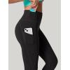 imageIUGA Leggings with Pockets for Women High Waisted Yoga Pants Leggings for Women Tummy Control Workout Compression LeggingsCharcoal