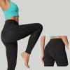 imageIUGA Leggings with Pockets for Women High Waisted Yoga Pants Leggings for Women Tummy Control Workout Compression LeggingsCharcoal