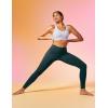 imageIUGA Leggings with Pockets for Women High Waisted Yoga Pants Leggings for Women Tummy Control Workout Compression LeggingsDark Green