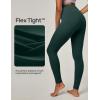 imageIUGA Leggings with Pockets for Women High Waisted Yoga Pants Leggings for Women Tummy Control Workout Compression LeggingsDark Green