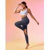 imageIUGA Leggings with Pockets for Women High Waisted Yoga Pants Leggings for Women Tummy Control Workout Compression LeggingsInk Grey