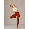 imageIUGA Leggings with Pockets for Women High Waisted Yoga Pants Leggings for Women Tummy Control Workout Compression LeggingsRed Orange