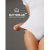 imageIUGA Long Sleeve Bodysuits for Women Square Neck Bodysuit Shapewear Bodysuit Tummy Control Slimming Body Suit for WomensShort Sleeve White