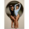 imageIUGA Long Sleeve Bodysuits for Women Square Neck Bodysuit Shapewear Bodysuit Tummy Control Slimming Body Suit for WomensSoft Blue