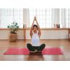 imageIUGA Pro Yoga Mat Non Slip Hot Yoga Mat Antitear Exercise Mat Eco Friendly Yoga Mats with SGS Certified Material Free Carrying Strap IncludedMaroon