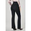imageIUGA Soft Maternity Pants Over The Belly with Pockets Stretchy Maternity Clothes for Work Pregnancy Flare Maternity LeggingsBlack