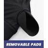 imageIUGA Sports Bras for Women High Support Large Bust High Impact Womens Sports Bras Strappy Padded Sports BraBlack