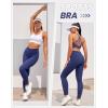imageIUGA Sports Bras for Women High Support Large Bust High Impact Womens Sports Bras Strappy Padded Sports BraBlue