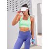 imageIUGA Sports Bras for Women High Support Large Bust High Impact Womens Sports Bras Strappy Padded Sports BraGreen