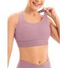 imageIUGA Sports Bras for Women High Support Large Bust High Impact Womens Sports Bras Strappy Padded Sports BraPink