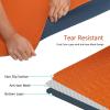 imageIUGA Yoga Mat Non Slip Antitear Yoga Mats Eco Friendly Hot Yoga Mat Thick Workout ampamp Exercise Mat for Yoga Pilates and Fitness 72quotx 24quotx 6mmOrange
