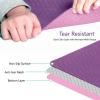 imageIUGA Yoga Mat Non Slip Antitear Yoga Mats Eco Friendly Hot Yoga Mat Thick Workout ampamp Exercise Mat for Yoga Pilates and Fitness 72quotx 24quotx 6mmPurplePink