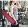 imageIUGA Yoga Mat Non Slip Antitear Yoga Mats Eco Friendly Hot Yoga Mat Thick Workout ampamp Exercise Mat for Yoga Pilates and Fitness 72quotx 24quotx 6mmDark Red
