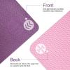 imageIUGA Yoga Mat Non Slip Antitear Yoga Mats Eco Friendly Hot Yoga Mat Thick Workout ampamp Exercise Mat for Yoga Pilates and Fitness 72quotx 24quotx 6mmPurplePink