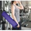 imageIUGA Yoga Mat Non Slip Antitear Yoga Mats Eco Friendly Hot Yoga Mat Thick Workout ampamp Exercise Mat for Yoga Pilates and Fitness 72quotx 24quotx 6mmPurple