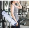 imageIUGA Yoga Mat Non Slip Antitear Yoga Mats Eco Friendly Hot Yoga Mat Thick Workout ampamp Exercise Mat for Yoga Pilates and Fitness 72quotx 24quotx 6mmGray